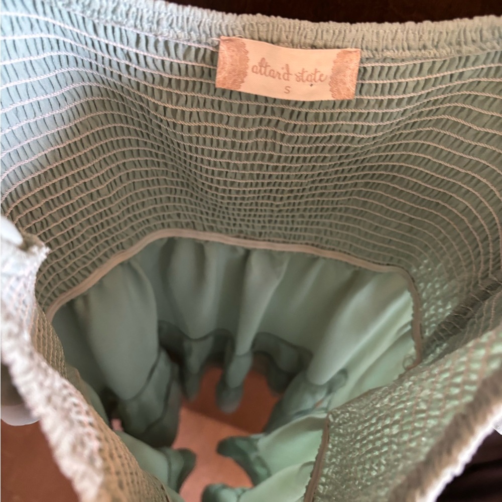 Altar'd State Sage Green Midi Dress - Picture 5 of 5